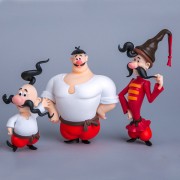 Полный набор фигурок из мультфильма - "Как Казаки" Prosto toys 