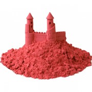 Цветной кинетический песок (красный) 1 кг
